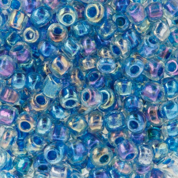 Бисер Zlatka 8/0 (2.9 мм), 100 г (10х10 г), №0217 синий, GR