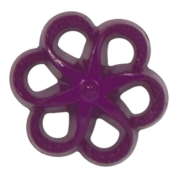 Пуговицы детские 15 мм, 36 шт, №D865 фиолетовый, Gamma AY 9906