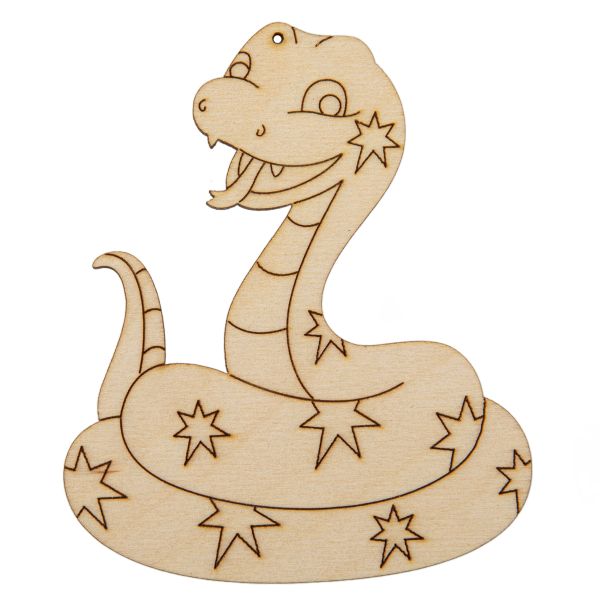 Подвеска Змея фанера 9х7х0.3 см, 03, Mr.Carving ВД-1258