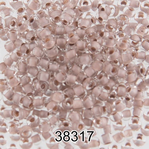 Бисер Preciosa 10/0 (2.3 мм), 500 г, 38317 (Ф603) св.коричневый