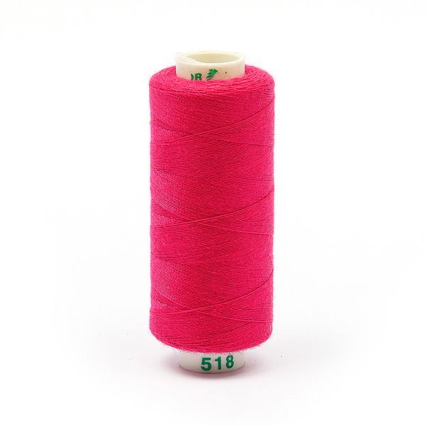 Нитки швейные бытовые Dor Tak 40/2, 366 м / 10 кат., 518 розовый