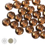 Стразы холодной фиксации Xirius 8+8 граней (3,8-4,0 мм) цв. Smoked topaz, уп. 100 шт