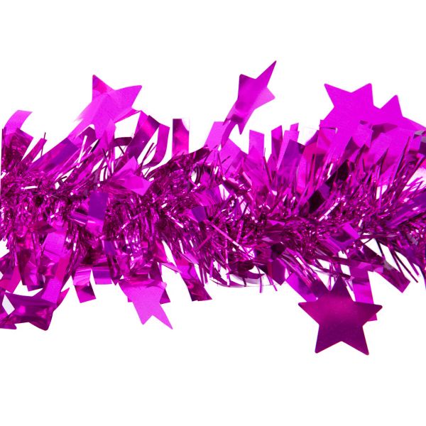 Мишура 9х200 см, 5 шт, №06 сиреневый, Snoweekon SNW-F082