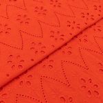 Ткань шитьё (прошва) 285 г/м², 150х135 см, 17-1563 красный, Gamma YFAS-2309