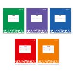 Тетрадь ученическая школьная A5 12 л. на скобе 65 г/м², белизна 100% 25 шт клетка, 01400 Твой цвет, Светоч Т74