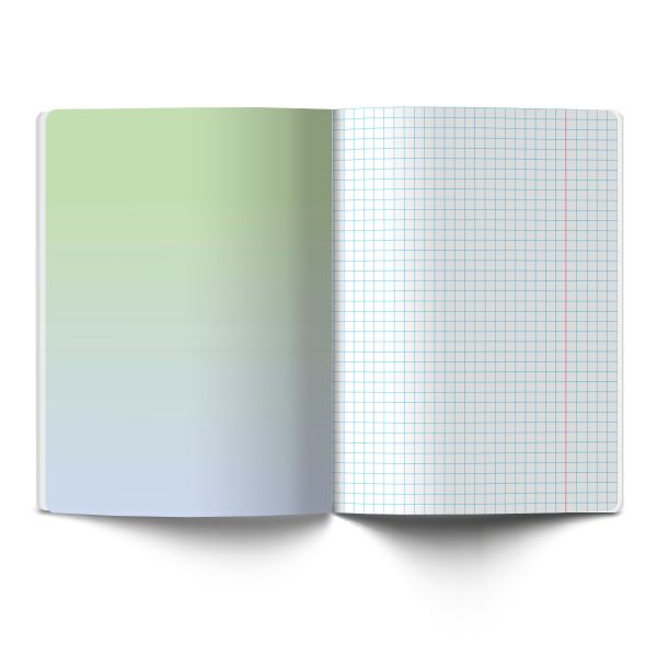 Тетрадь ученическая общая, софт-тач ламинация + выборочный лак, цветной запечатанный форзац, A5+ 48 л. на скобе 65 г/м², белизна 100 %, 10 шт, клетка, 00995 Кружева, Светоч 48Т14