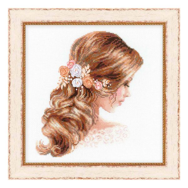 Набор для вышивания нитками Риолис, Романтика 25х25см