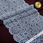 Кружево бельевое эластичное 205 мм / 3 м, TBY.YSTL00839, цв.L3090 голубой, Kruzhevo