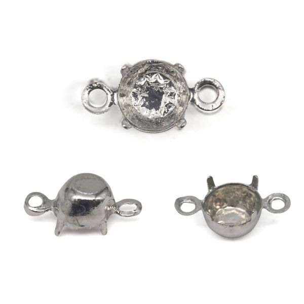 Цап для страз пришивной, 5 мм, 10 шт/упак, Astra&Craft (никель) 4AR2046