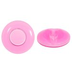 Пуговица на полуножке 24L (15мм), пластик (col.19 розовый), CB_3631, 72 шт