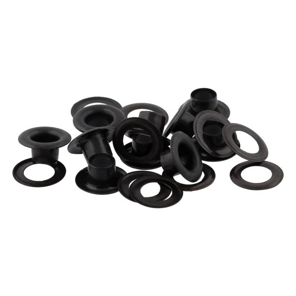 Люверсы металл ⌀_6.0 мм (внутр.), 50 шт (5х10 шт), 04, под оксид, Gamma №04