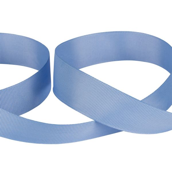 Лента репсовая (в рубчик) 25.0 мм / 45.5 метра, 094 сиренево-голубой, Gamma GR-25