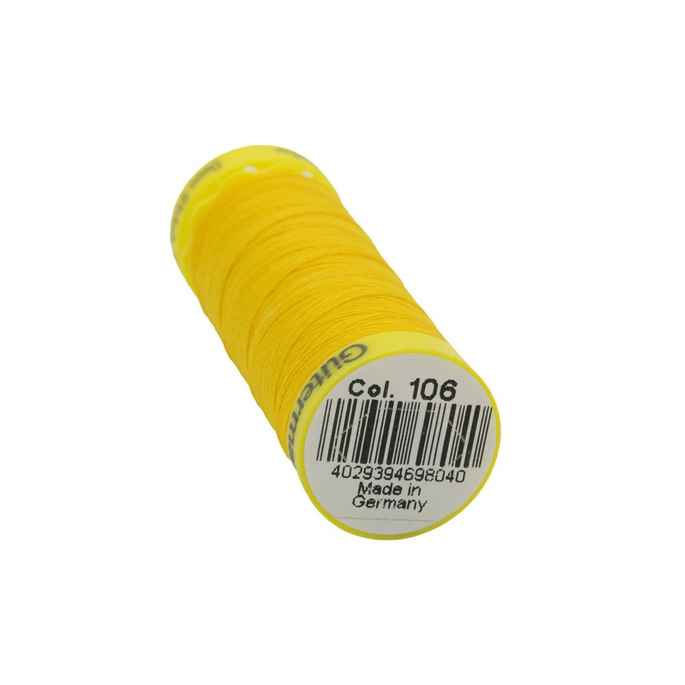 Нитки отделочные Gutermann Deco Stitch 70, 70м, 106 т.желтый, 5 катушек