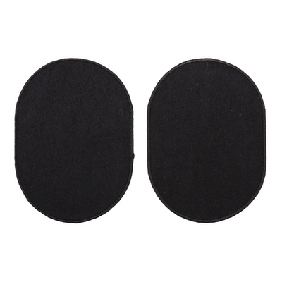 Термоаппликация Овал 9х12,5см, уп., 2 шт, цв.черный