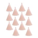 Кисти шторные 65.0 мм, декоративные, п/э, розовый, уп.12 шт