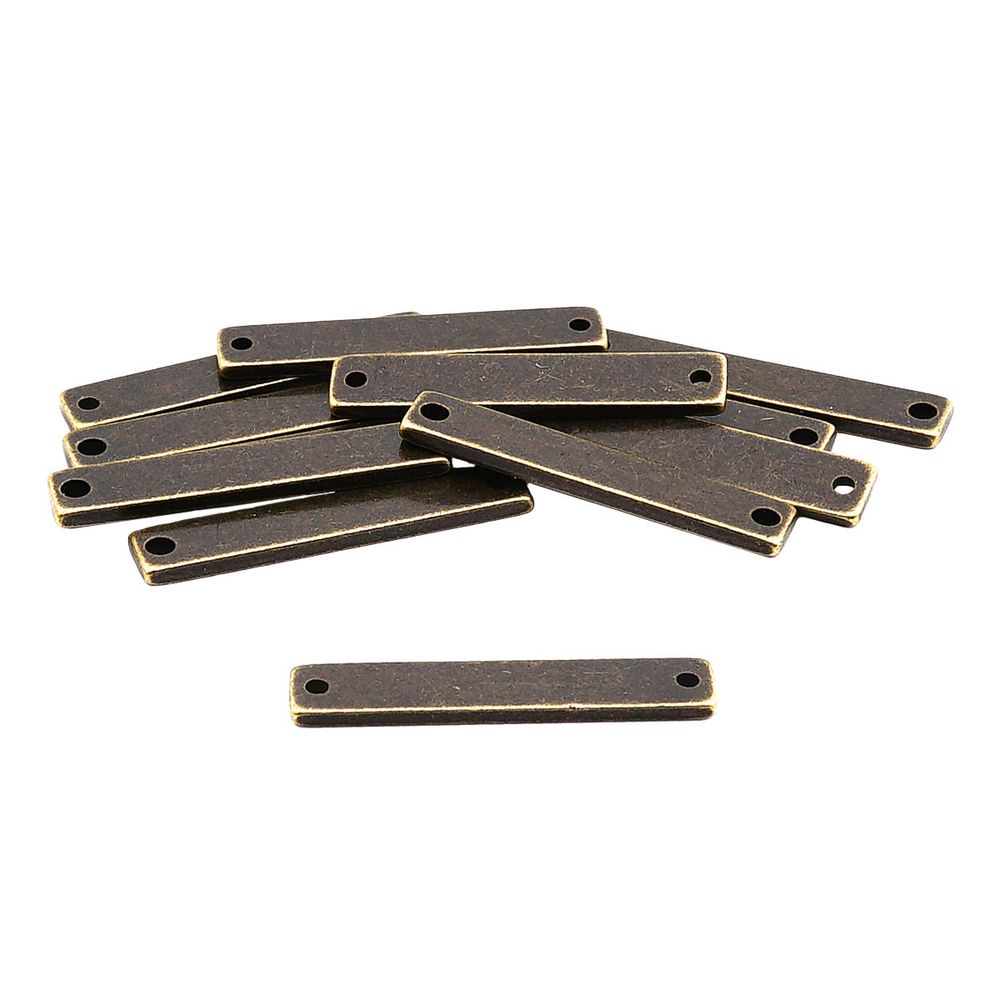 Украшение пришивное 25 мм, металл, бронза, МТ_1711, 12 шт