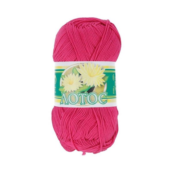 Пряжа ПНК им.Кирова Лотос, 8х100г, 250 м, №1110 (027) т.розовый