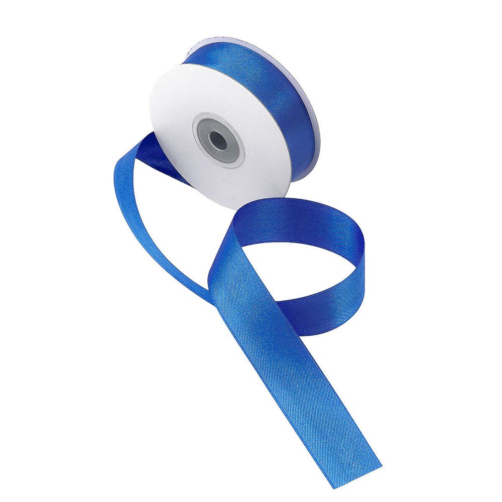 Лента атласная 2-сторонняя 25.0 мм / 22.86±1 метров, C1181 синий, 6102-0013, Globus