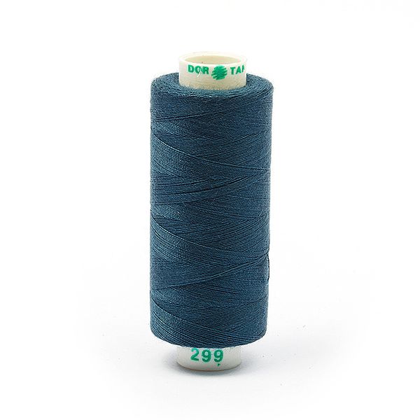 Нитки швейные бытовые Dor Tak 40/2, 366 м / 10 кат., 299 серый