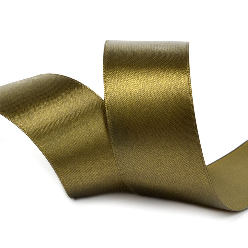 Лента атласная 1-сторонняя 38.0 мм / 27.4±2 метров, 3151 хаки, Ideal