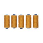 Нитки швейные бытовые Gamma 40/2, 365 м / 5 кат, №137 св.охра