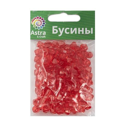 Бусины акрил ⌀8 мм, 25 г, ромбовидные, Astra&Craft, 7