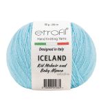 Пряжа Etrofil (Этрофил) Iceland / уп.10 мот. по 50 г, 250м BL1014 детский голубой
