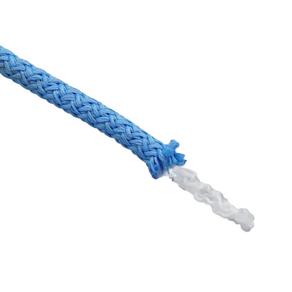 Шнур плетеный ⌀4.0-5.0 мм / 100 метров, 001 голубой