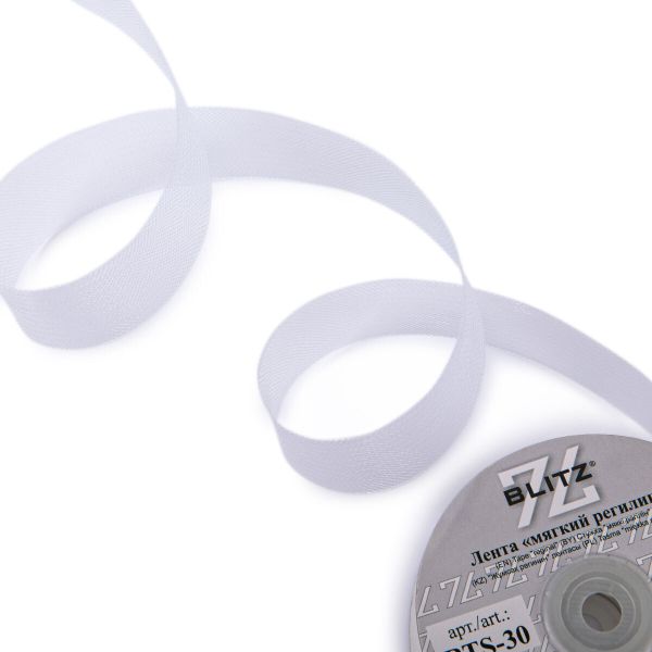 Регилин корсетный 30.0 мм / 15±0.5 метров, п/э, белый, Blitz RTS-30