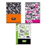 Тетрадь ученическая общая, твин лак, A4 48 л. на скобе 65 г/м², белизна 100%, 6 шт, клетка, 000453 Голос улиц, Светоч 48ТСК4_8_2_1