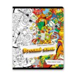 Комплект тетрадей со справочным материалом Скучно не будет!, выборочный лак, A5+ 48 л. 12 шт, на скобе 65 г/м², белизна 100 %, клетка/линия, 01053 12 предметов, Светоч 48К37