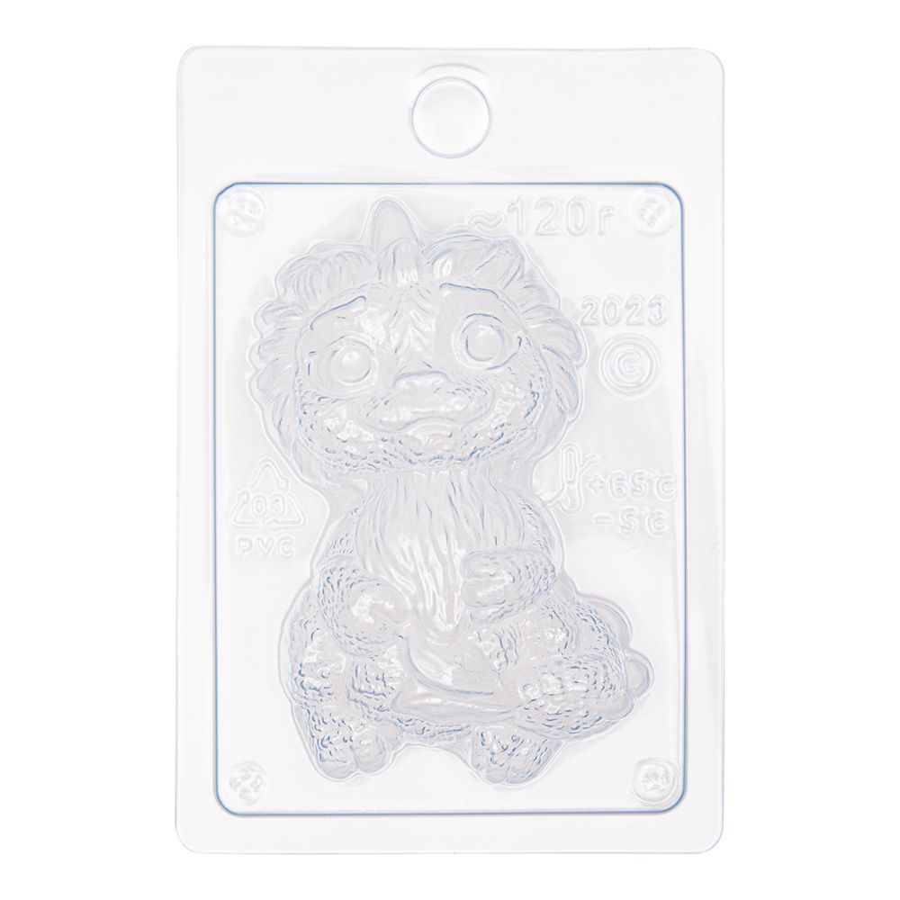 Пластиковая форма для мыла №01 14.8х10 см, пластик, Дракончик Мила, Bubble Time