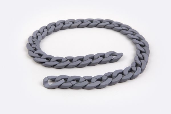 Цепочка для сумки, пластик 60 см, 1 шт, 07 серый, Gamma MPE-03