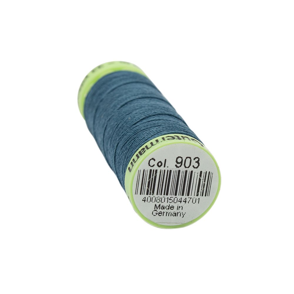 Нитки отделочные Gutermann Top Stitch, 30м, 903 серо-бирюзовый, 5 катушек
