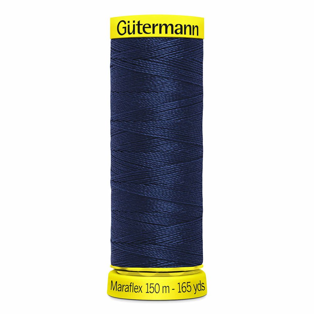 Нитки для трикотажа Gutermann Maraflex, 150м, 310 т.чернильный, 5 катушек