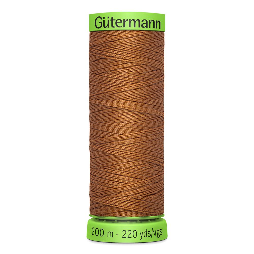 Нитки для тонких тканей Gutermann Extra Fine 150, 200м, 448 шоколадная охра, 5 катушек