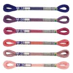 Мулине Gamma набор металлик, цв.04 Аромат лета, 6 мотков по 8 метров