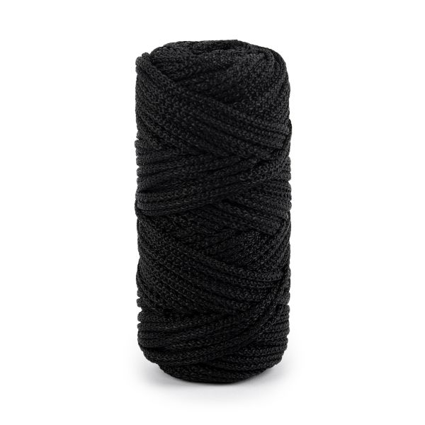 Шнур вязаный ⌀3.0 мм, 50 м, 02 черный, Gamma ШБ-3