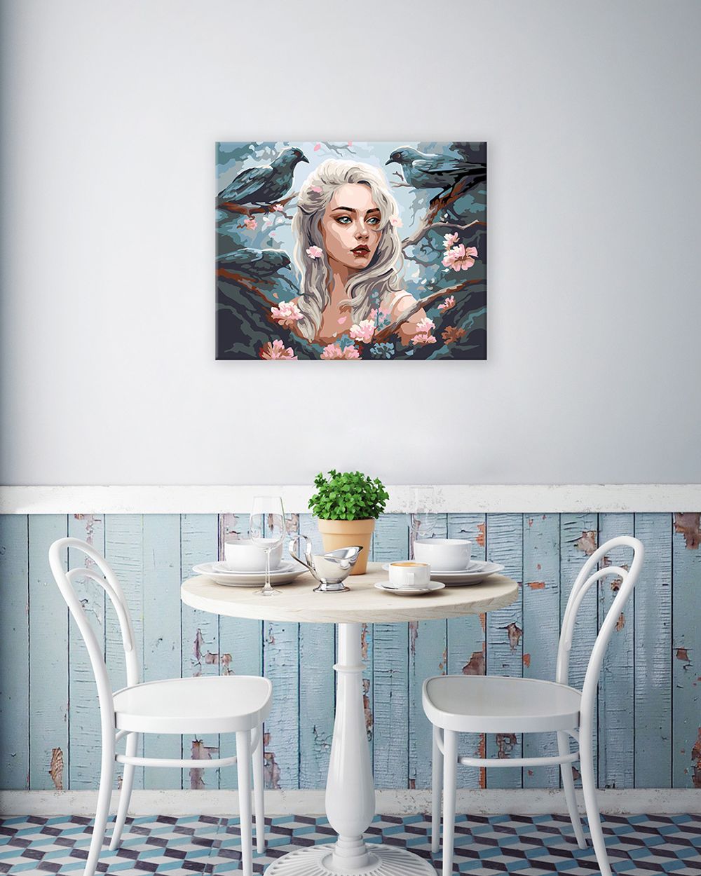 Картина по номерам Фрея PNB/PL-258, Повелительница птиц, 50х40 см