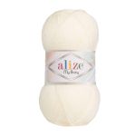 Пряжа Alize (Ализе) My Baby / уп.5 мот. по 50 г, 150м, 062 молочный A