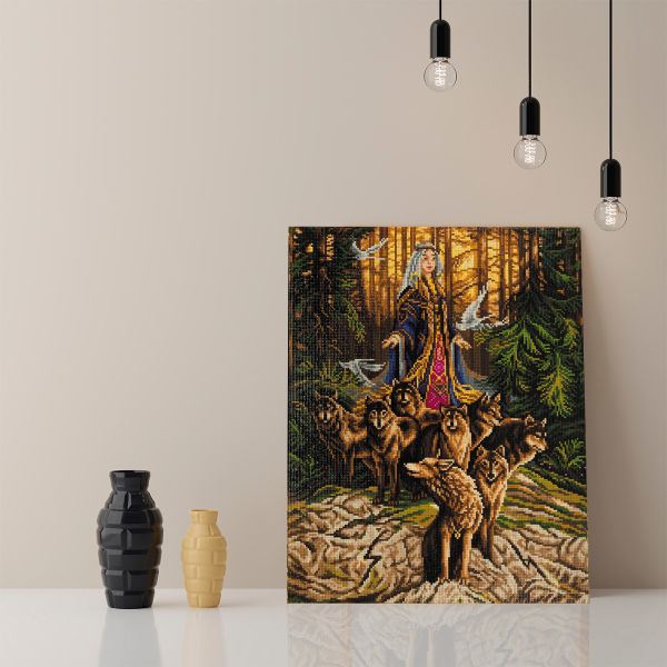 Алмазная (кристальная) мозаика Фрея, на подрамнике Новолетие, 40х50 см