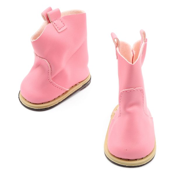 Сапожки для кукол 7.5х8 см, цв.розовый, 1 пара, Astra&Craft, SH-0013