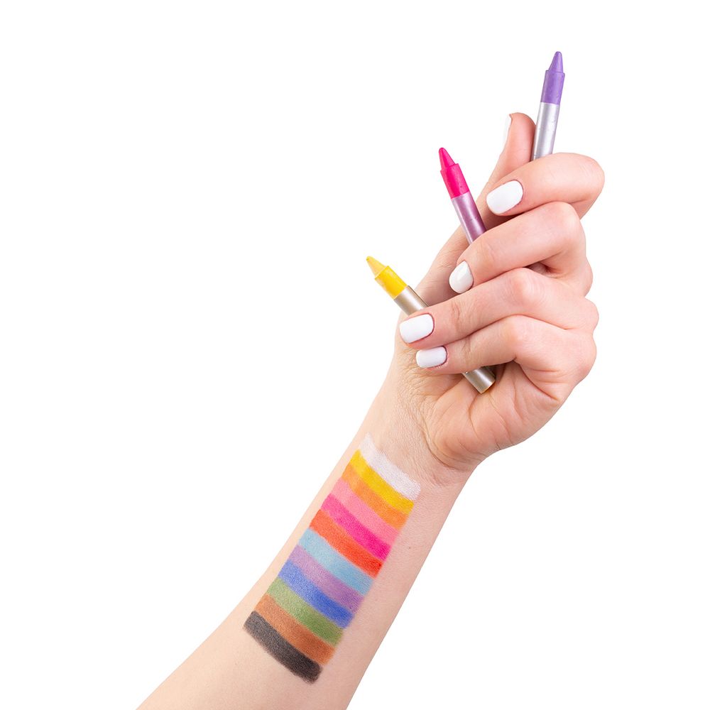 Карандаш гримировальный цветной 12 цв. 42 г, Лео LPFPS-12