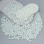 Бусины акрил ⌀12 мм, 500 г, дымка с АВ шиммером, круглые, AD070 ментоловый, (7748709)2012 , Astra&Craft