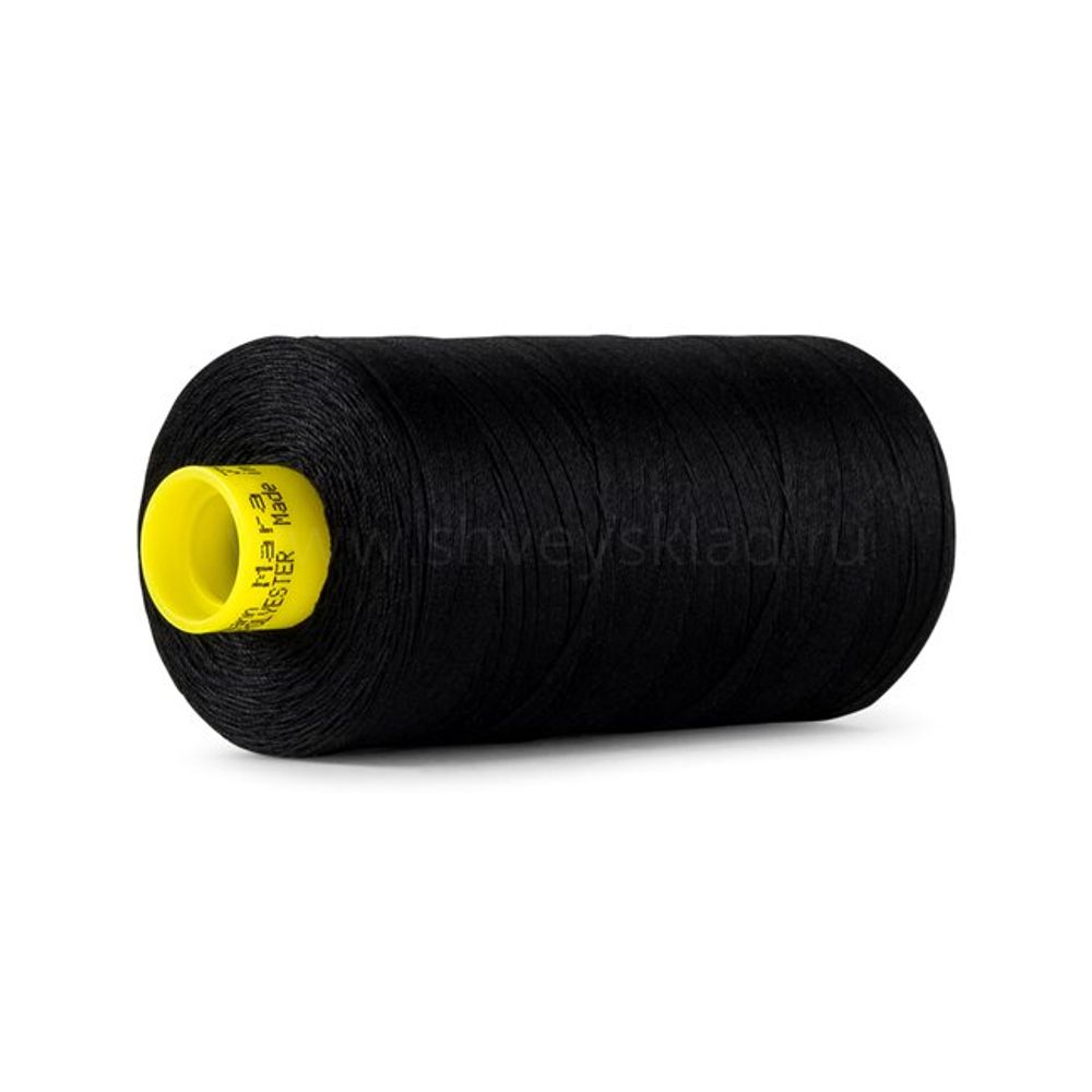 Нитка универсальная Gutermann Mara 70/2, 700 м, 702170, 1274 черный уголь, 1 катушка