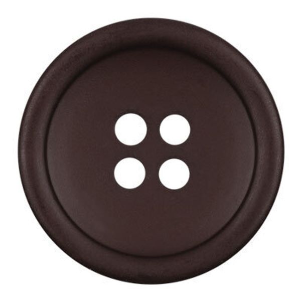 Пуговицы 4 прокола костюмные 21 мм, 12 шт, 302 коричневый, Blitz DRN 0064
