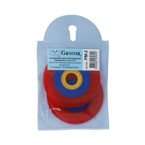 Устройство для изготовления помпонов, 3 размера, Gamma PM-2