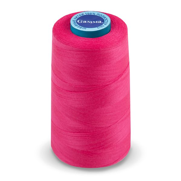 Нитки универсальные Gamma 50/2, 4570 м (5000 ярд) / 1 кат., 167 т.розовый