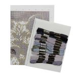 Набор для вышивания нитками Hobby&Pro, Белые волки, 29х23 см