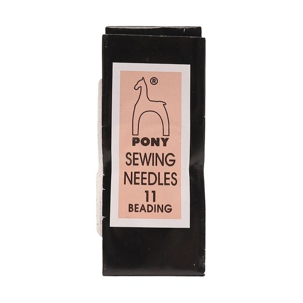 Иглы ручные для бисера с золотым ушком Beading №11, 25 шт, PONY, 07152